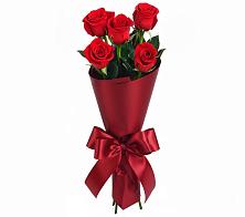 Букет 5 Красных роз Эдлесс Лав в Долгое Ледово