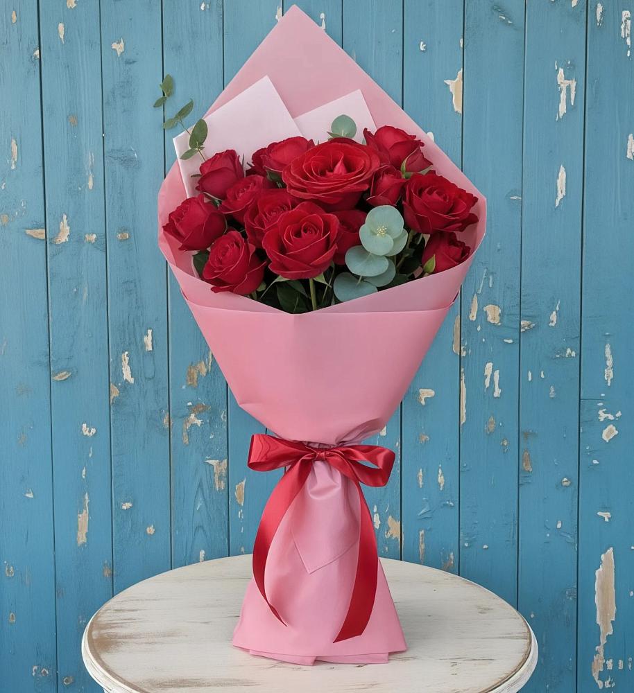 Букет цветов из: Розы в Долгое Ледово