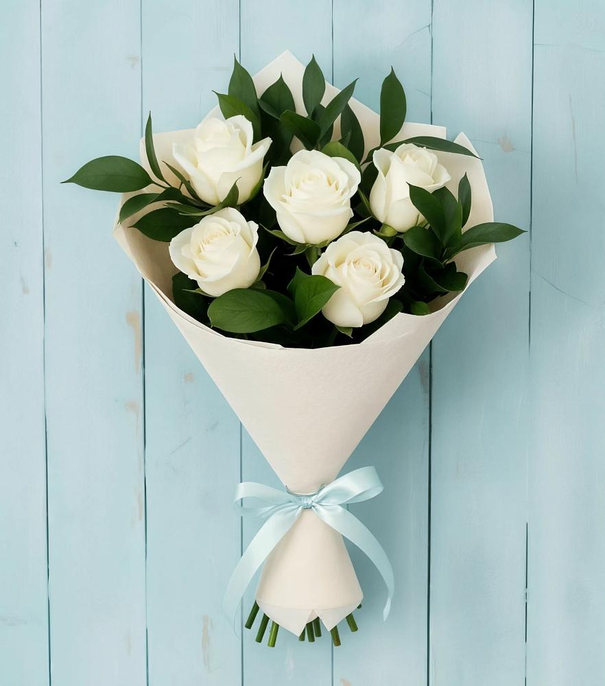 Букет цветов из: Розы в Долгое Ледово