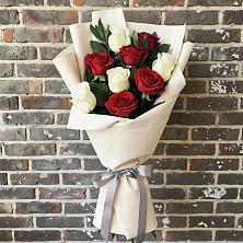 Букет цветов из:  Розы в Долгое Ледово