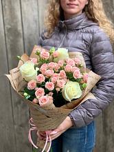 Букет цветов из:  Розы в Долгое Ледово