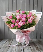 Букет Розовый кустик в Долгое Ледово