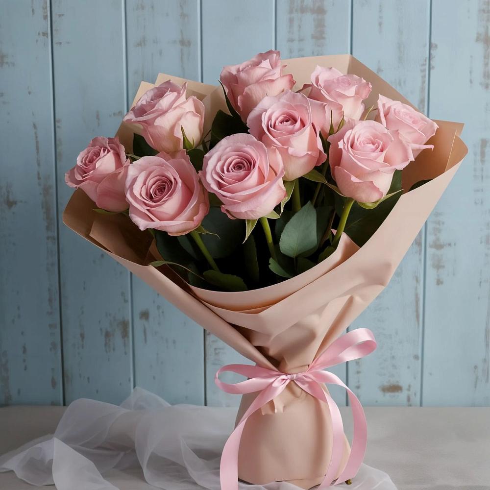 Букет цветов из: Розы в Долгое Ледово