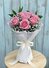 Букет цветов из:  Розы в Долгое Ледово