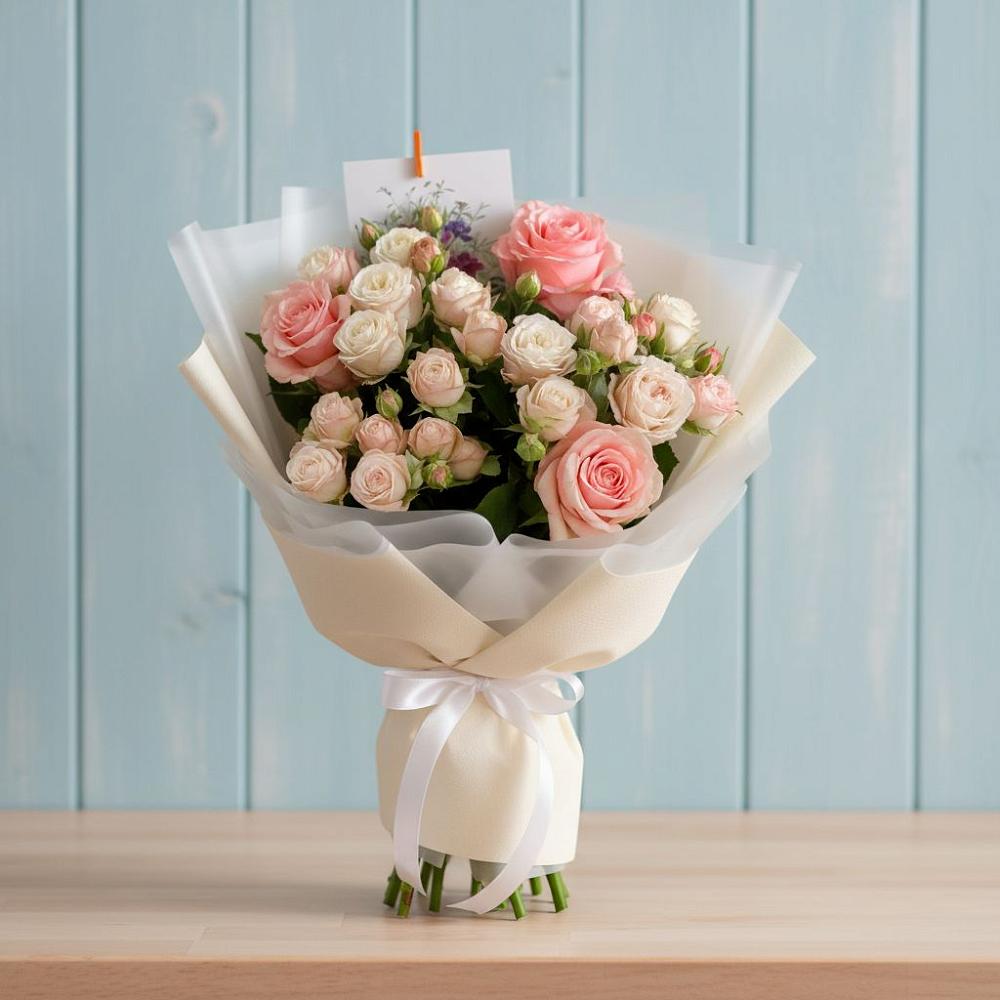 Букет цветов из: Розы в Долгое Ледово