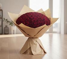 Букет 101 Красная роза в Долгое Ледово