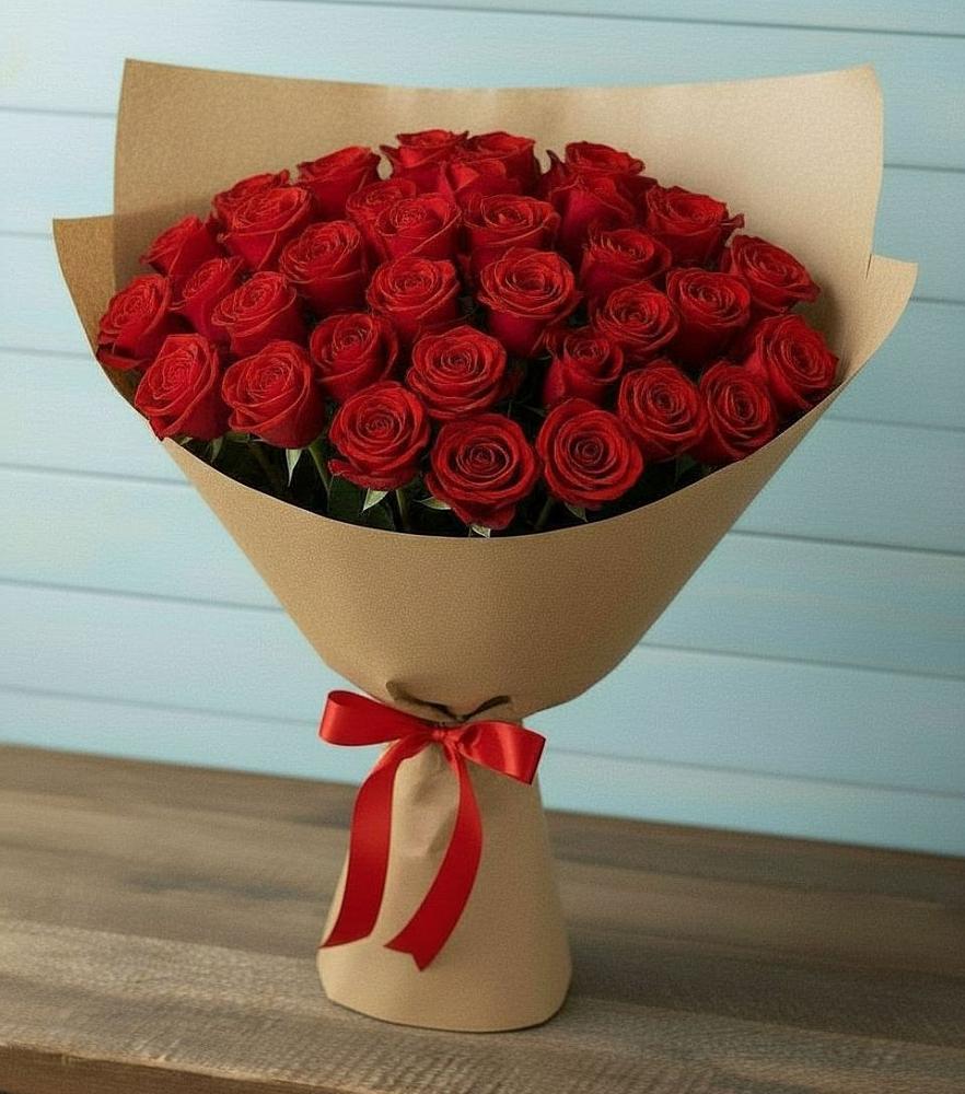 Букет Красные розы Милано в Долгое Ледово