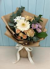 Букет цветов из:  Герберы и Хризантемы #REPLACE_PRED# Долгое Ледово