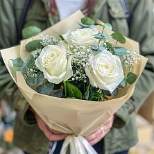 Букет цветов из:  Розы в Долгое Ледово