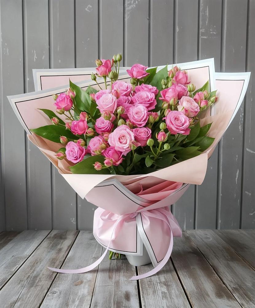 Букет Розовый кустик в Долгое Ледово