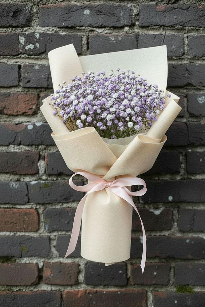 Букет цветов из: Гипсофила в Долгое Ледово