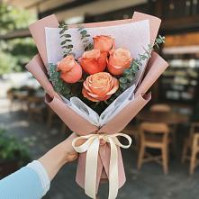 Букет цветов из:  Розы в Долгое Ледово