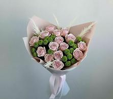Букет цветов из:  Розы и Хризантемы в Долгое Ледово