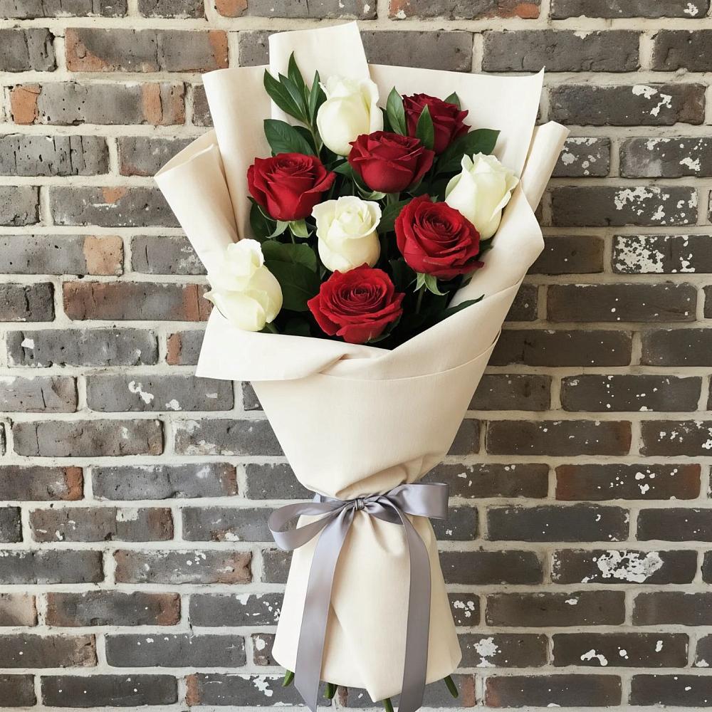 Букет цветов из: Розы в Долгое Ледово