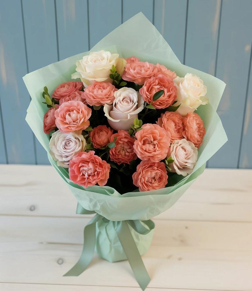 Букет цветов из: Розы в Долгое Ледово