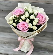 Букет цветов из:  Розы в Долгое Ледово