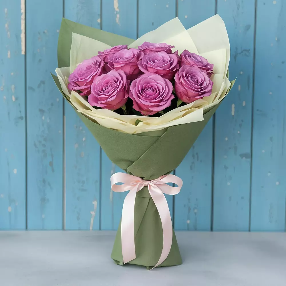 Букет Розы Фёрст Леди в Долгое Ледово