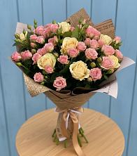 Букет цветов из:  Розы в Долгое Ледово