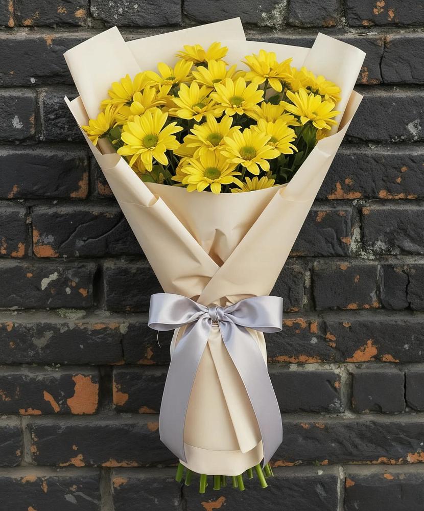 Букет цветов из: Хризантемы в Долгое Ледово