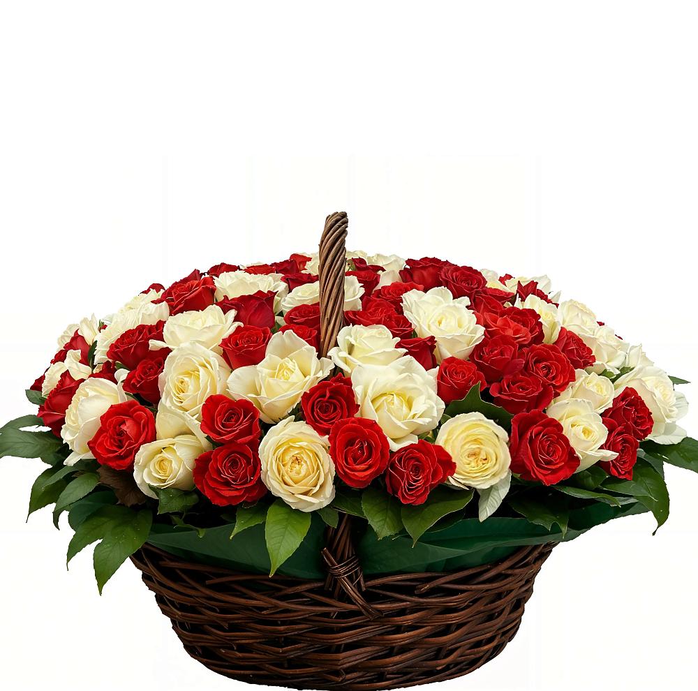 Премиум букет из: Розы в Долгое Ледово