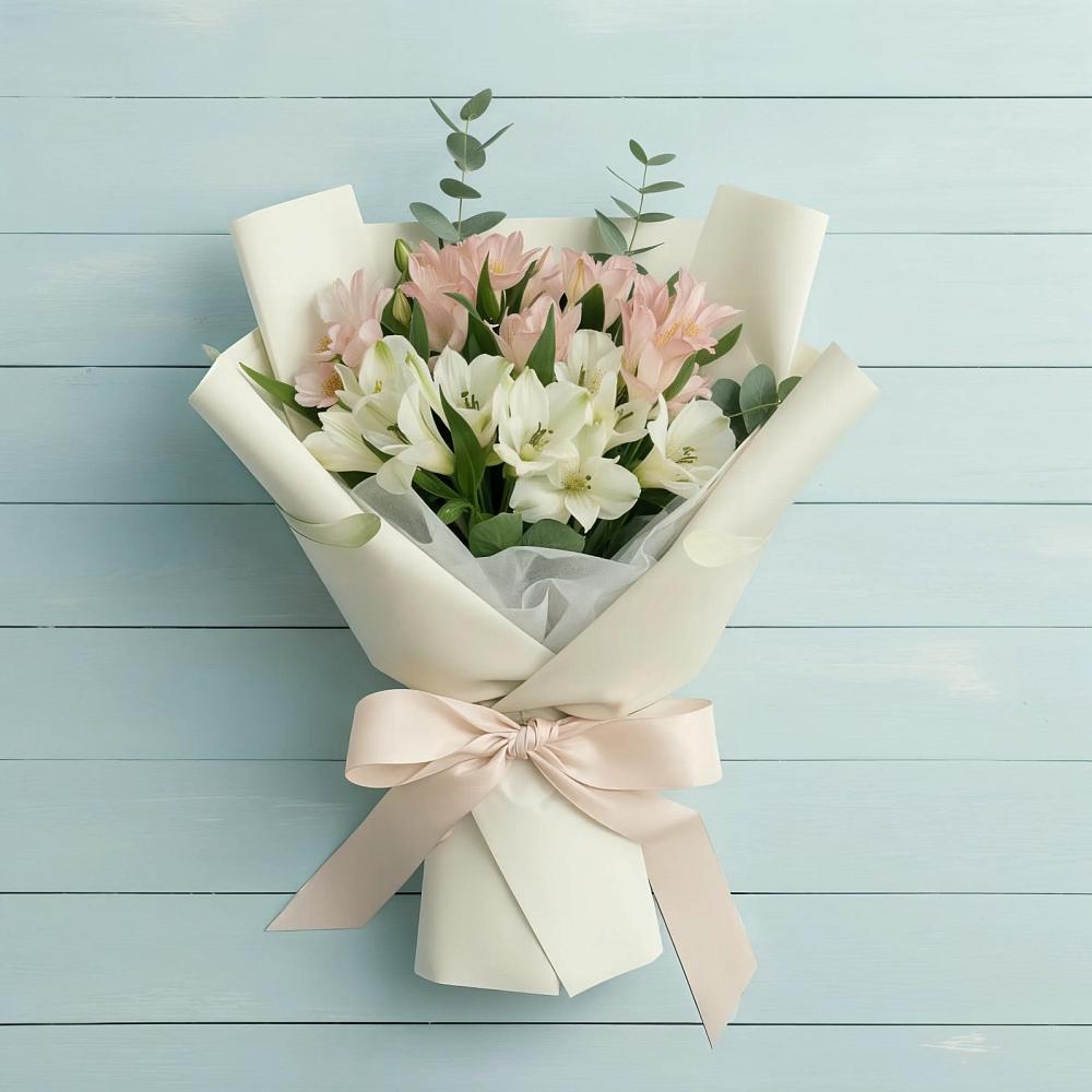 Букет цветов из: Альстромерии в Долгое Ледово