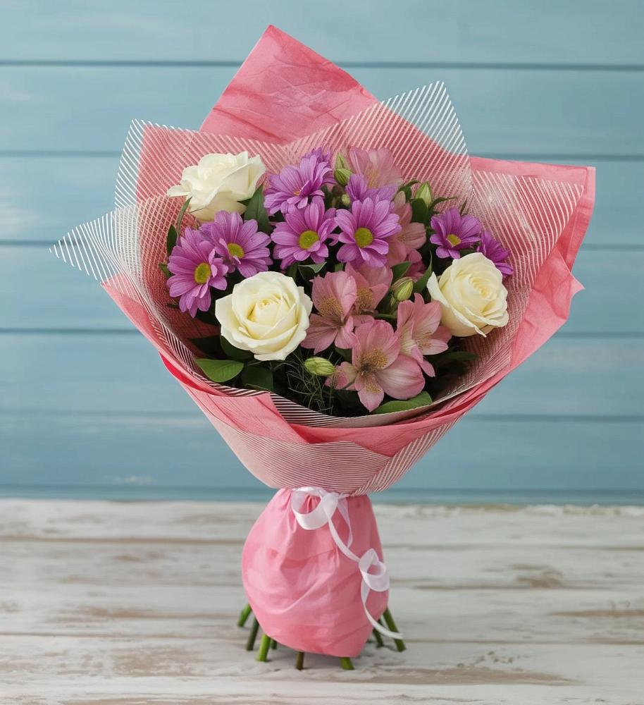 Букет цветов из: Герберы в Долгое Ледово