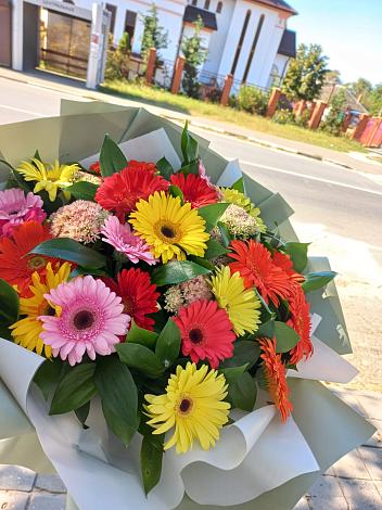 Букет цветов из: Герберы в Долгое Ледово