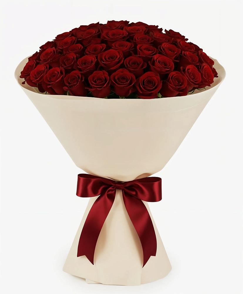 Букет 101 Бордовая роза Блэк Бакарра в Долгое Ледово