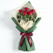 Букет цветов из:  Розы в Долгое Ледово