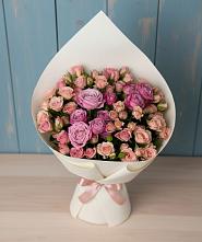 Букет цветов из:  Розы в Долгое Ледово